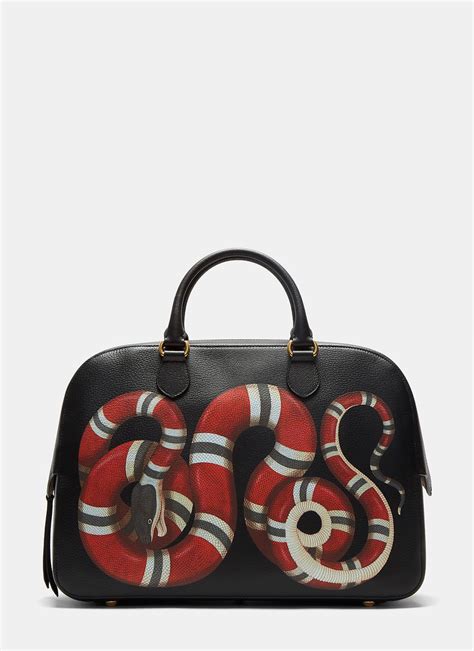 gucci scarf snake print|Gucci snake print duffle bag.